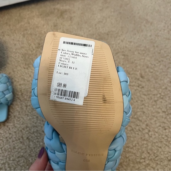 Marc Fisher Women's Toree Square Toed Heeled Sandal size 5​ - Picture 11 of 11